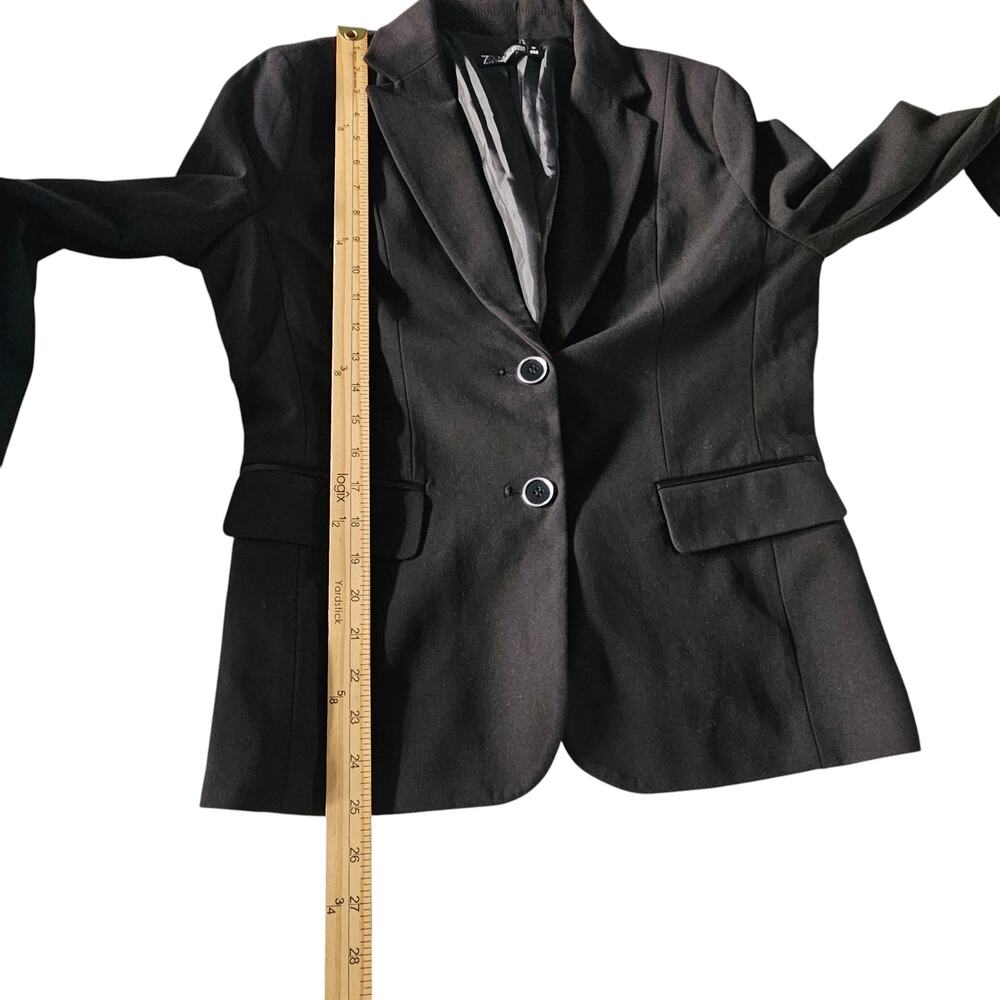 New York & Company 7th Avenue Design Studio Blazer, Black, Size 10 - Picture 12 of 13